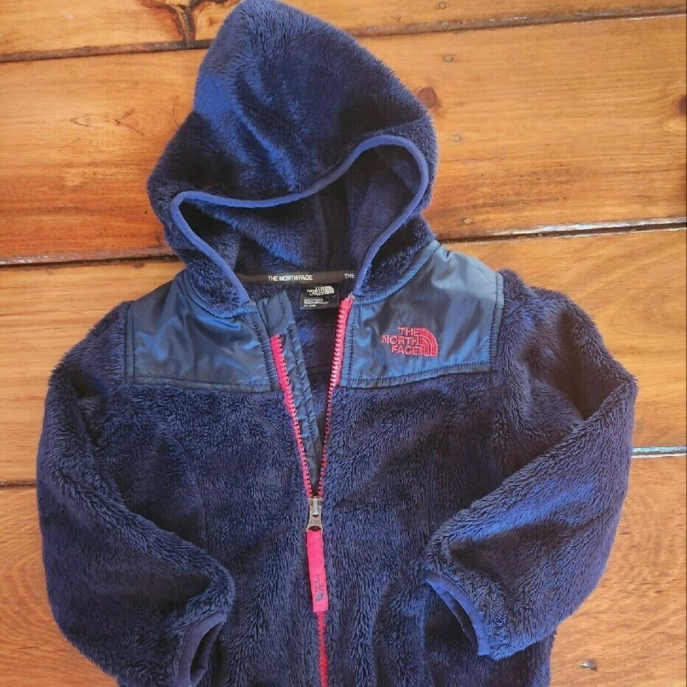 navy north face fleece jacket